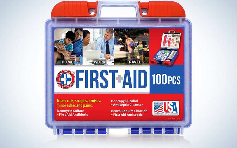 Be Smart Get Prepared 10HBC01082 100- Piece First Aid Kit