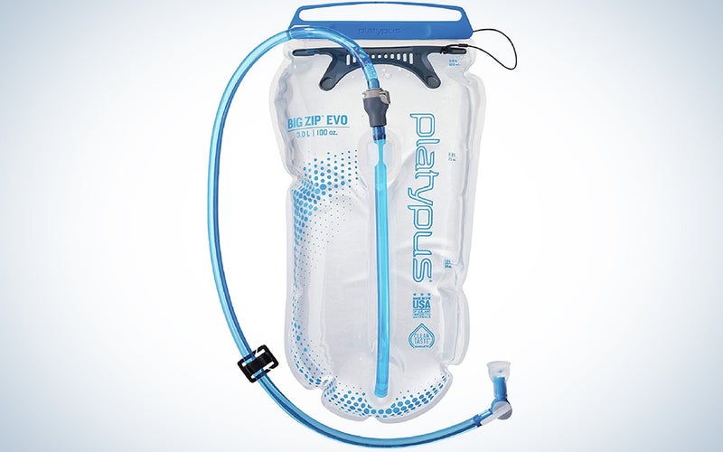 Platypus Big Zip Water Reservoir for Hydration Backpacks, 3-Liter, EVO with Fast Flow Valve