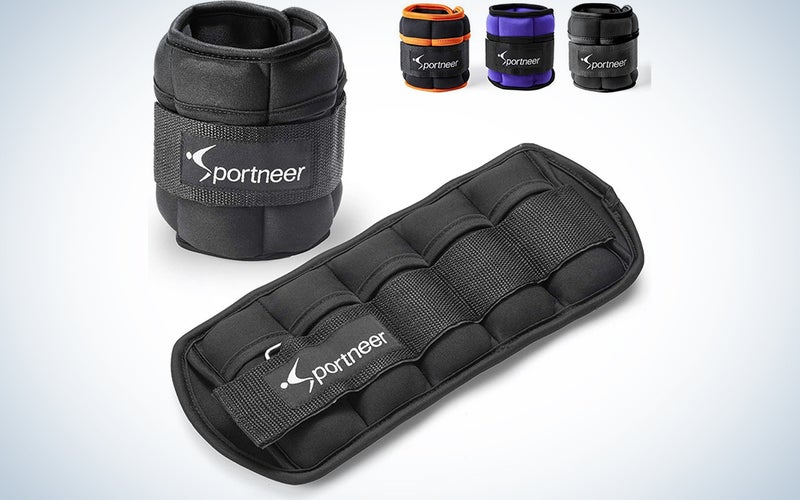 Sportneer Ankle Weights, Adjustable Weights Wrist Arm Leg Weight Straps for Fitness, Walking, Jogging