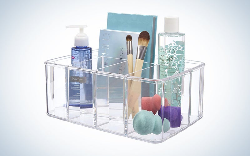 STORi Clear Plastic Organizer | 5-Compartments