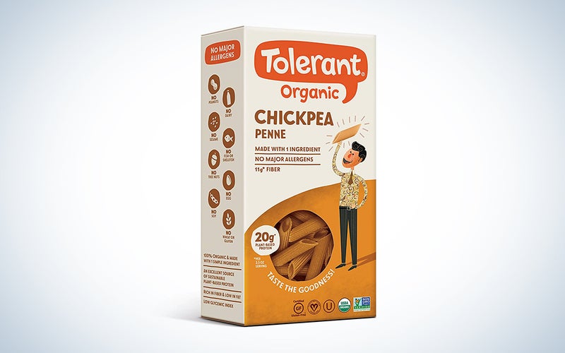 Tolerant Organic Gluten Free Chickpea Penne Pasta