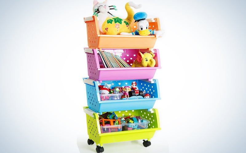 MAGDESIGNER Kids' Toys Storage Organizer Bins Baskets