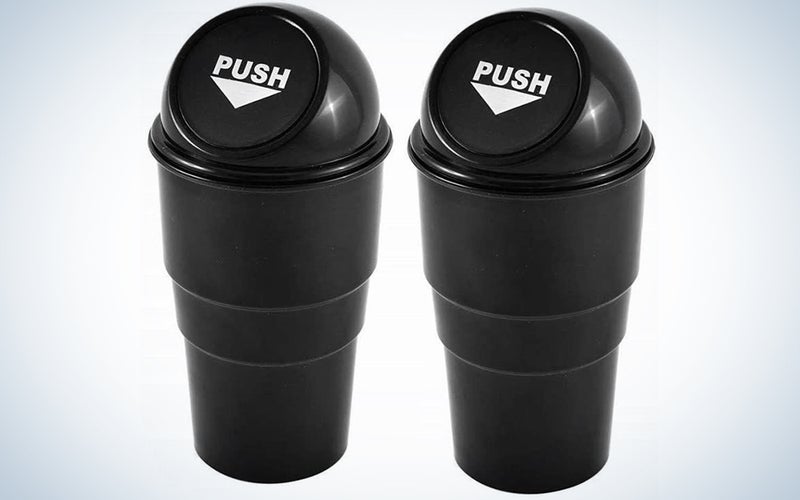 AISIBO Automotive Cup Holder Garbage Can Trash Bin