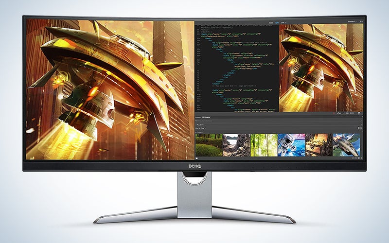 BenQ EX3501R 21:9 Ultrawide Curved QHD Monitor | 34 inch class (35 Inch) | HDR (3440 X 1440) | eye-care Tech | 100 Hz Refresh Rate and FreeSync for Gaming