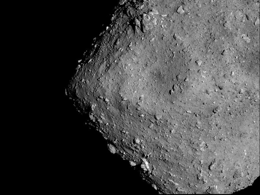 Bright rocks on Ryugu reveal the asteroid’s violent past