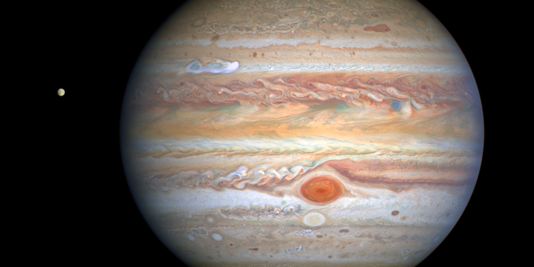 Crisp Hubble snapshot shows powerful new Jupiter storms