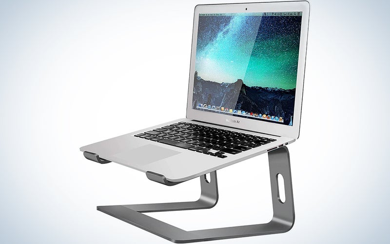 Soundance Laptop Stand, Aluminum Computer Riser, Ergonomic Laptops Elevator for Desk, Metal Holder Compatible with 10 to 15.6 Inches Notebook Computer