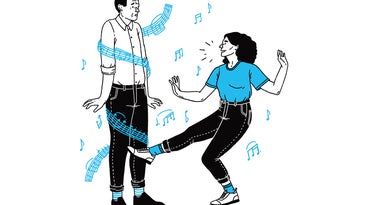 dancing illustration