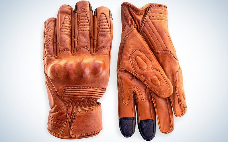 Indie Ridge Premium Leather Motorcycle Gloves