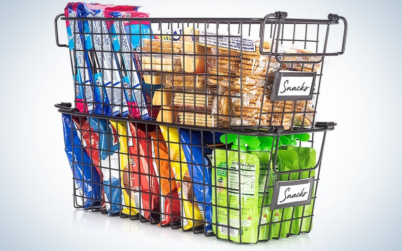 Stackable Wire Baskets For Pantry