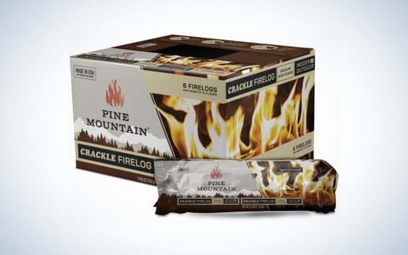 The Pine Mountain Crackle Firelog is the best firelog for a budget-friendly price.