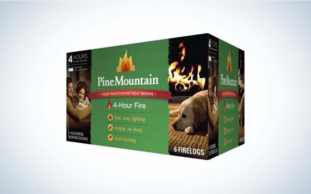 Pine Mountain Traditional is the best fire log that's long-lasting.