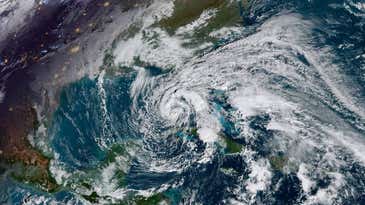 Tropical Storm Eta hit Florida this morning