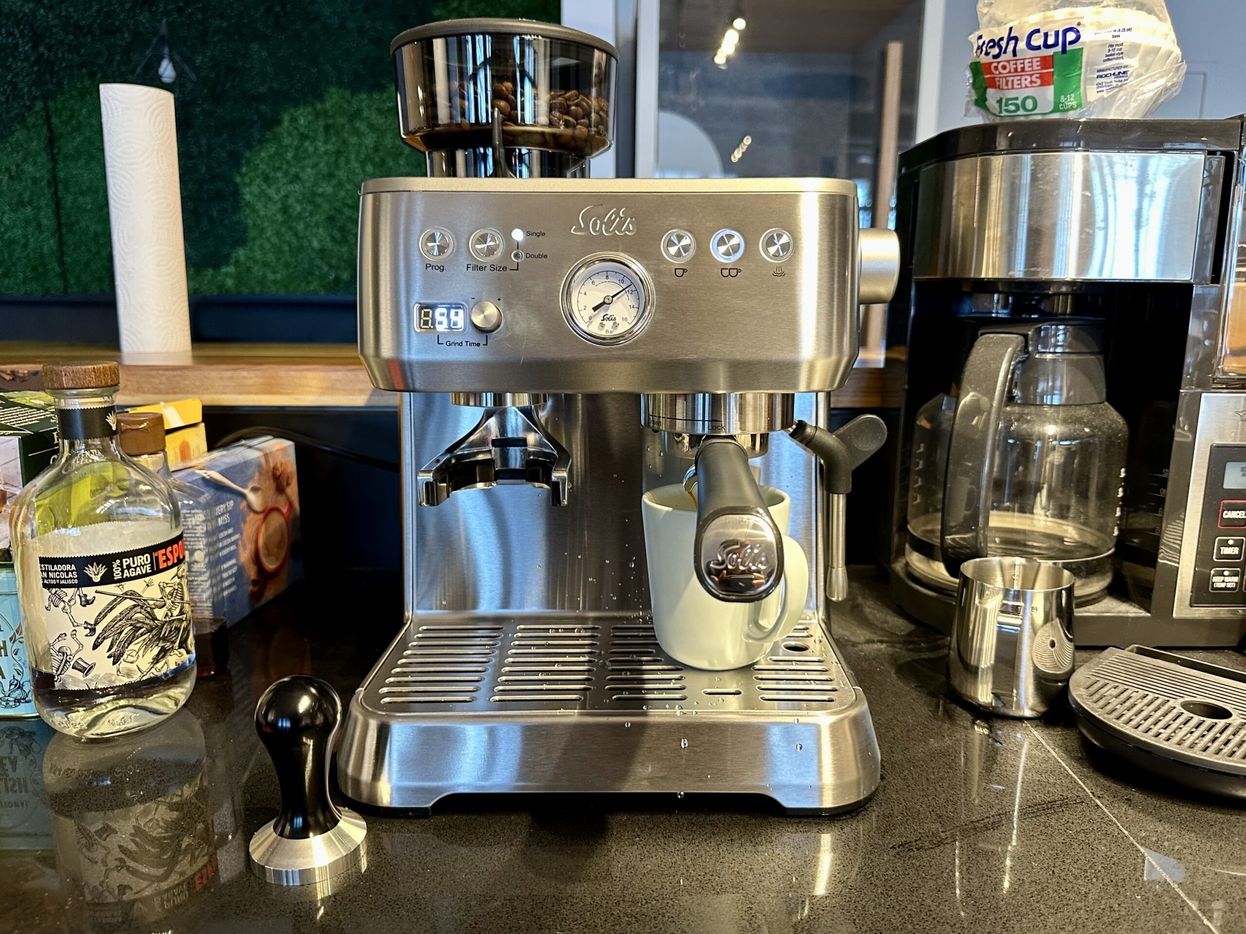Solis makes one of the best home espresso machines if you're looking for a timesaver.