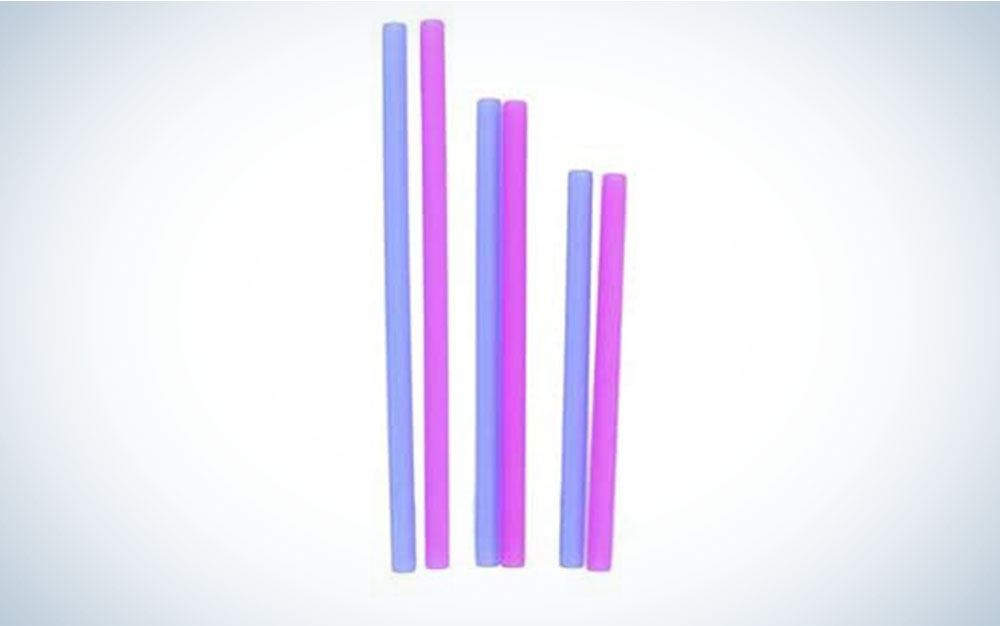 GoSilli Reusable Straws on a white background