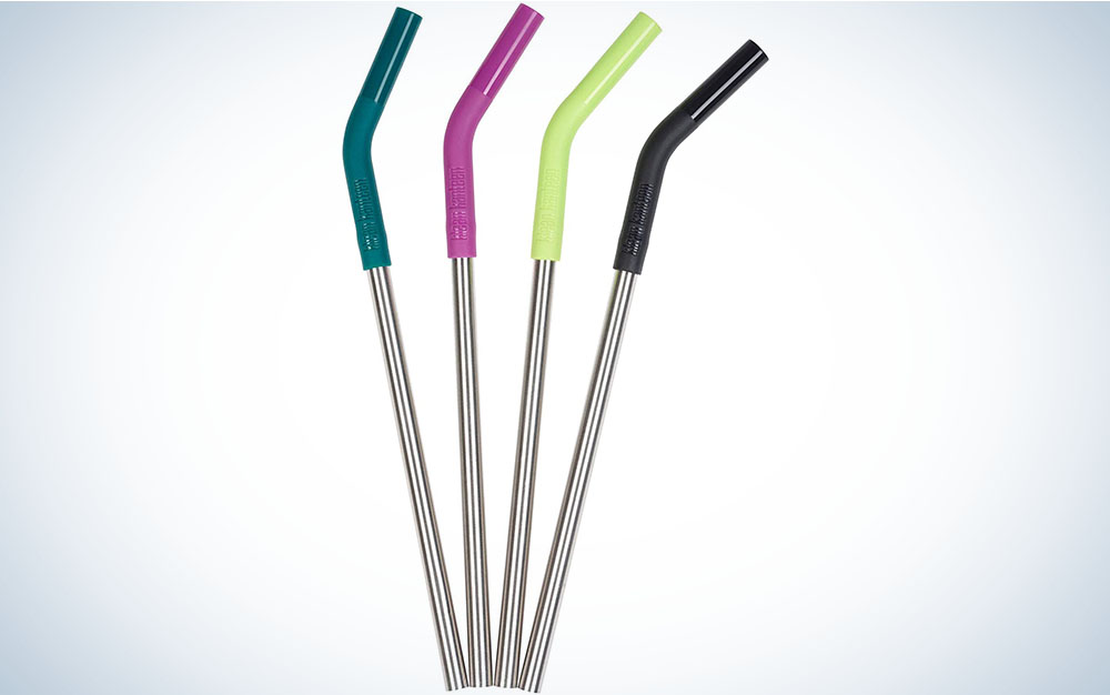 StrawExpert Reusable Stainless Steel Straws, Travel Case