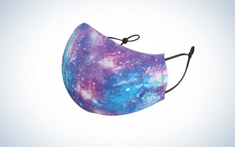 Reusable space-themed face mask