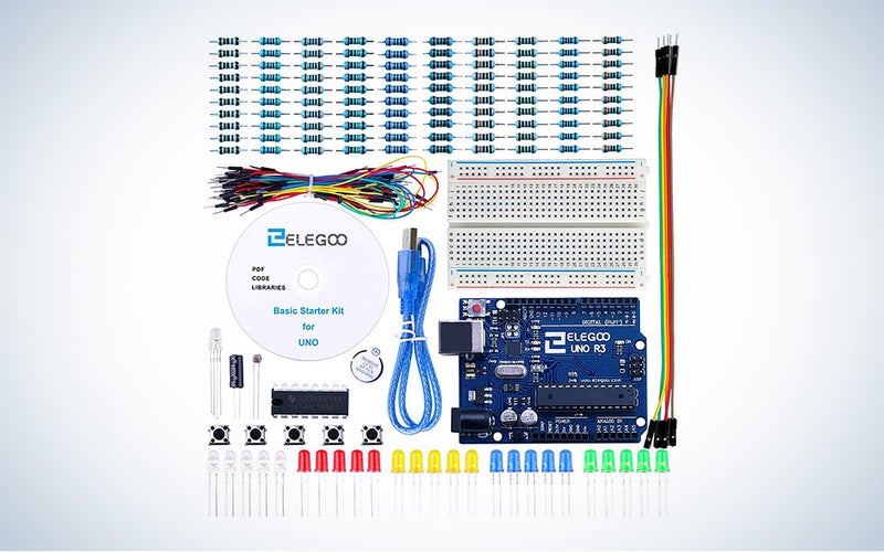 The Elegoo UNO Project Basic Starter Kit is our pick for the best value Arduino starter kit.