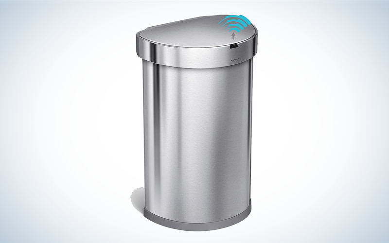 simplehuman motion-activated trash can