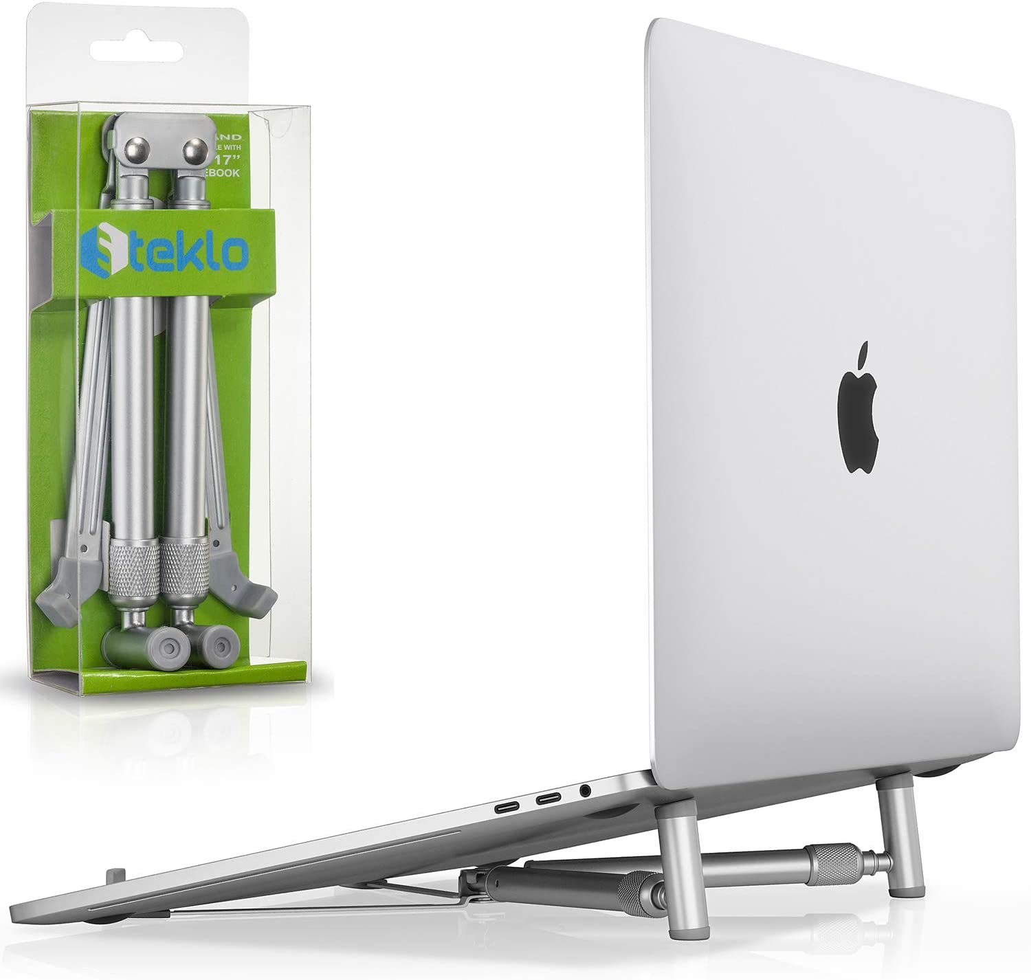 Foldable aluminum laptop stand