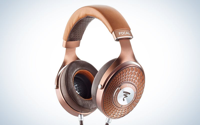 An image of the copper Focal Stellia headphones on a white background