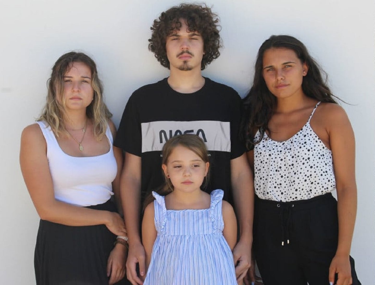 Four Portuguese kids who are European climate activists