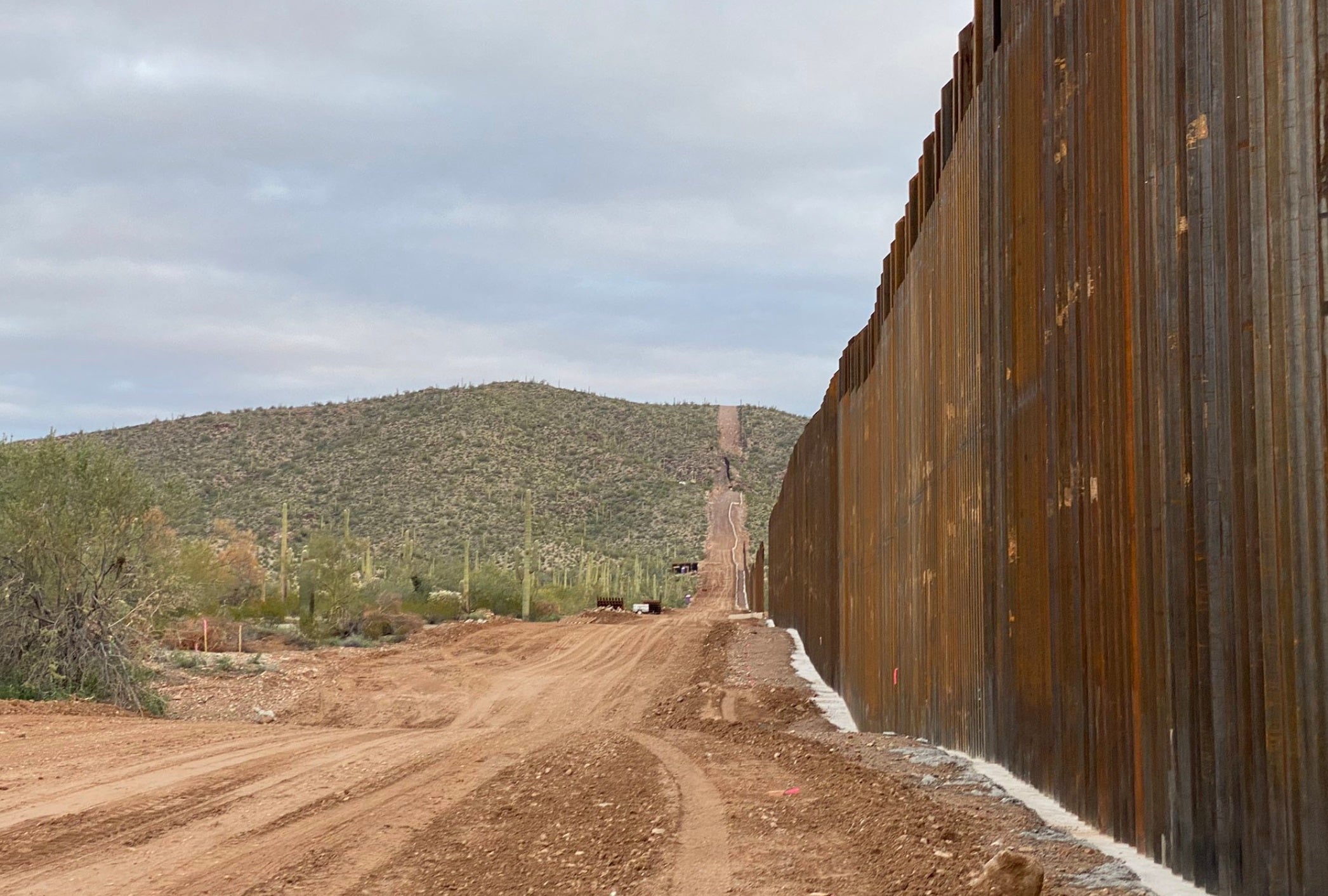 How the Trump border wall sapped a desert oasis dry