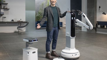 Samsung's new helpful robots at CES 2021.