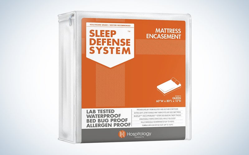 Hospitality Products Sleep Defense System - Zippered Mattress Encasement - Queen - Hypoallergenic - Waterproof - Bed Bug & Dust Mite Proof - Stretchable - Standard 12″ Depth - 60″ W x 80″ L