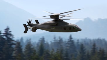 A rendering of the Defiant X helicopter from Sikorsky and Boeing.