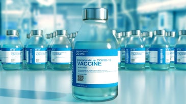 vials of COVID-19 vaccines