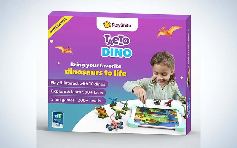El juego interactivo Tacto Dino es uno de los mejores regalos científicos para niños.