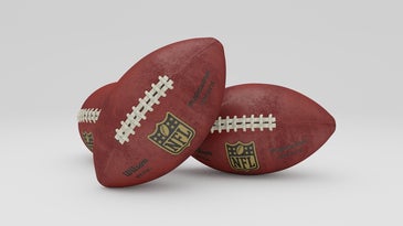 two footballs used in the NFL