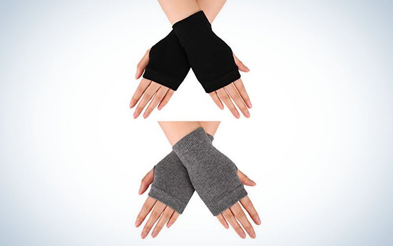 Blulu Fingerless Warm Gloves with Thumb Hole