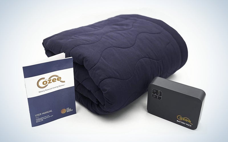 The Cozee Battery Powered Heated Blanket