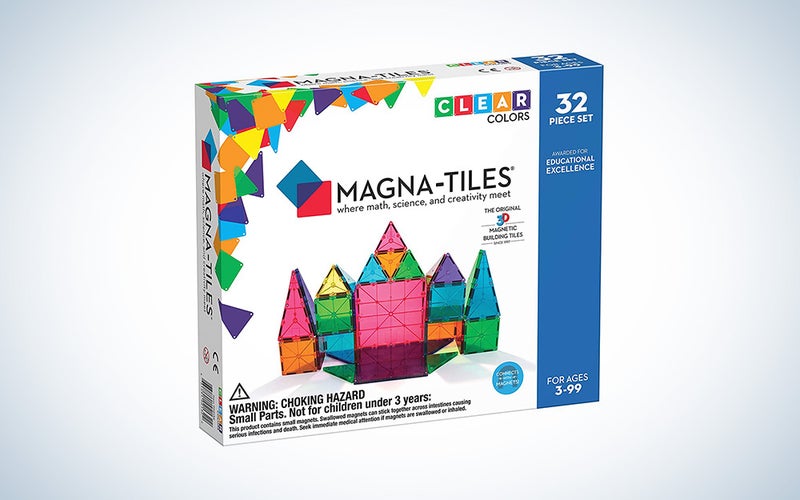 Juego de colores transparentes Magna-Tiles de 32 piezas