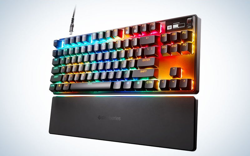 Steelseries Apex Pro TKL bst mechanical keyboard with colorful RGB