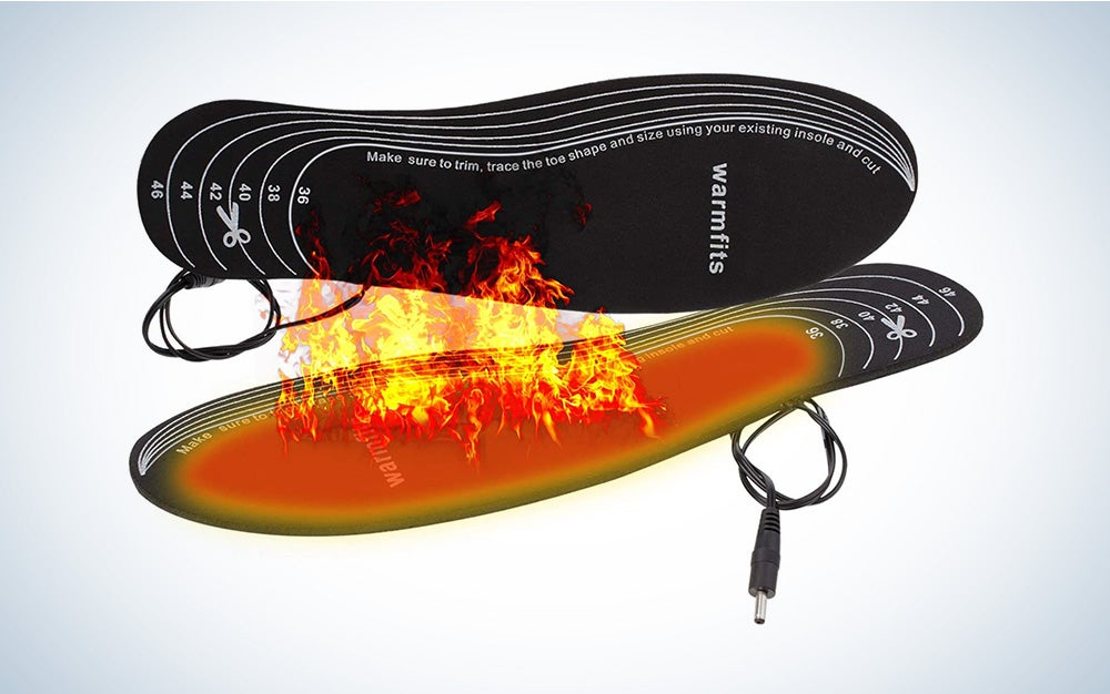 Rechargeable Electric Heated Shoe Insoles Sole Foot Super Warmer Feet Remote UK 
