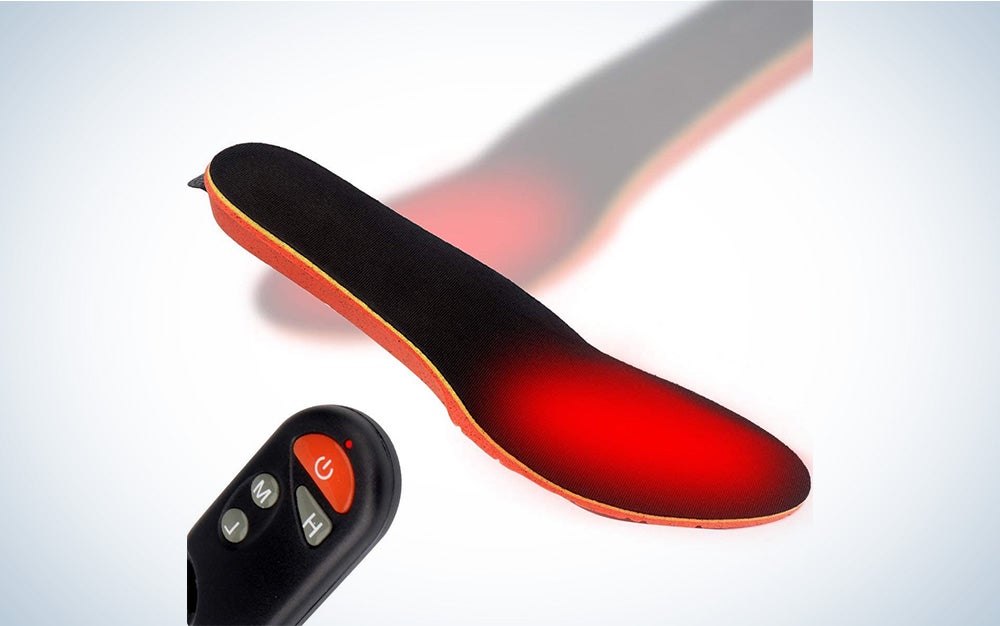 Rechargeable Electric Heated Shoe Insoles Sole Foot Super Warmer Feet Remote New 