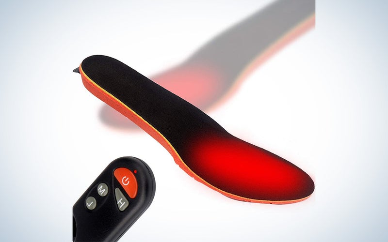 FUTESJ Foot Warmer Rechargeable Heated Insole with Remote Contro