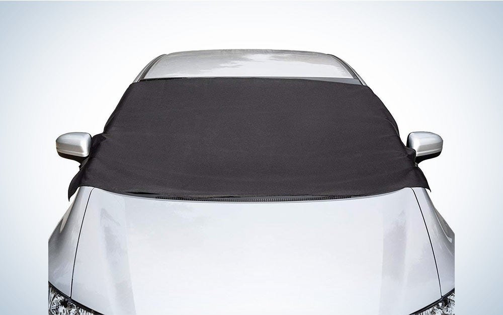 137 x 93cm Ultra Thick Windshield Snow Cover Windproof Dust proof Snow proof Windscreen Cover Fits for Most Cars Windshield Cover MHwan Snow Magnetic Cover 