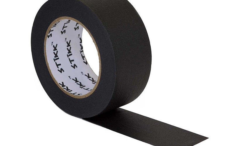 2" inch x 60yd STIKK Black Painters Tape 14 Day Easy Removal Trim Edge Finishing Decorative Marking Masking Tape (1.88 in 48MM)