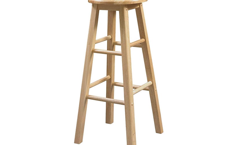 Linon 29-Inch Barstool With Round Seat