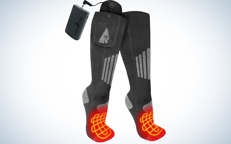 ActionHeat 3.7V Rechargeable Battery Heated Socks 2.0
