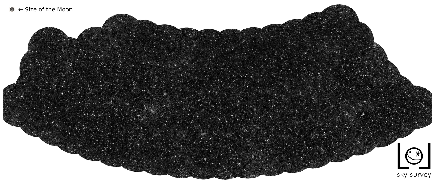 Map of 25,000 supermassive black holes