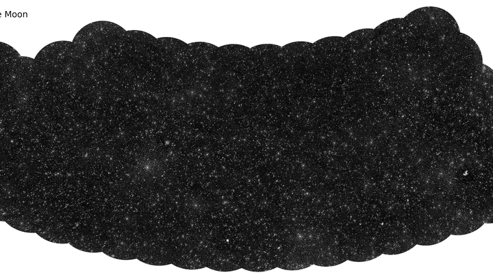 Map of 25,000 supermassive black holes