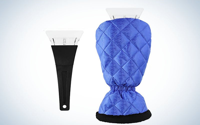 Coindivi Ice Scraper for Car Windshield with Mitt