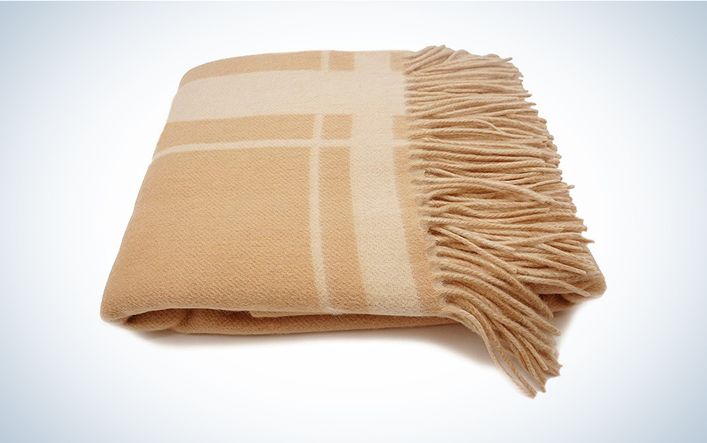 Cashmere Throw is one of the best birthday gift ideas for women