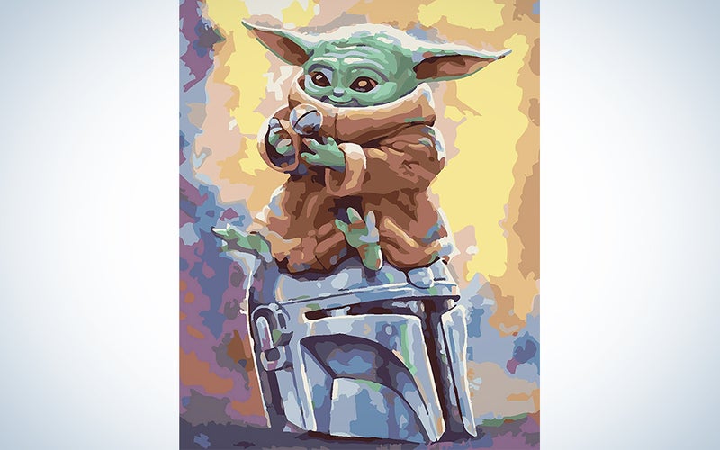Baby Yoda Paint by Numbers Set