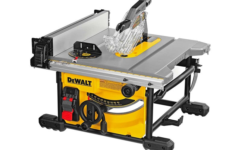 DEWALT Table Saw for Jobsite, Compact, 8-1/4-Inch